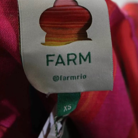 NWT! FARM RIO Red Pepper Mini Dress XS - Picture 4 of 7